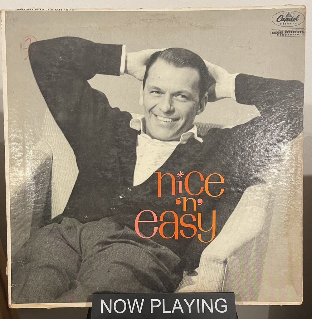 FRANK SINATRA NICE N' EASY VINYL LP CAPITOL W1417 JAZZ POP BALLAD VOCAL BIG BAND